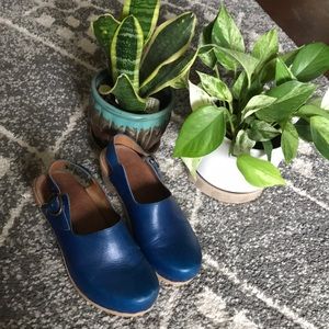 Dansko Blue Clogs